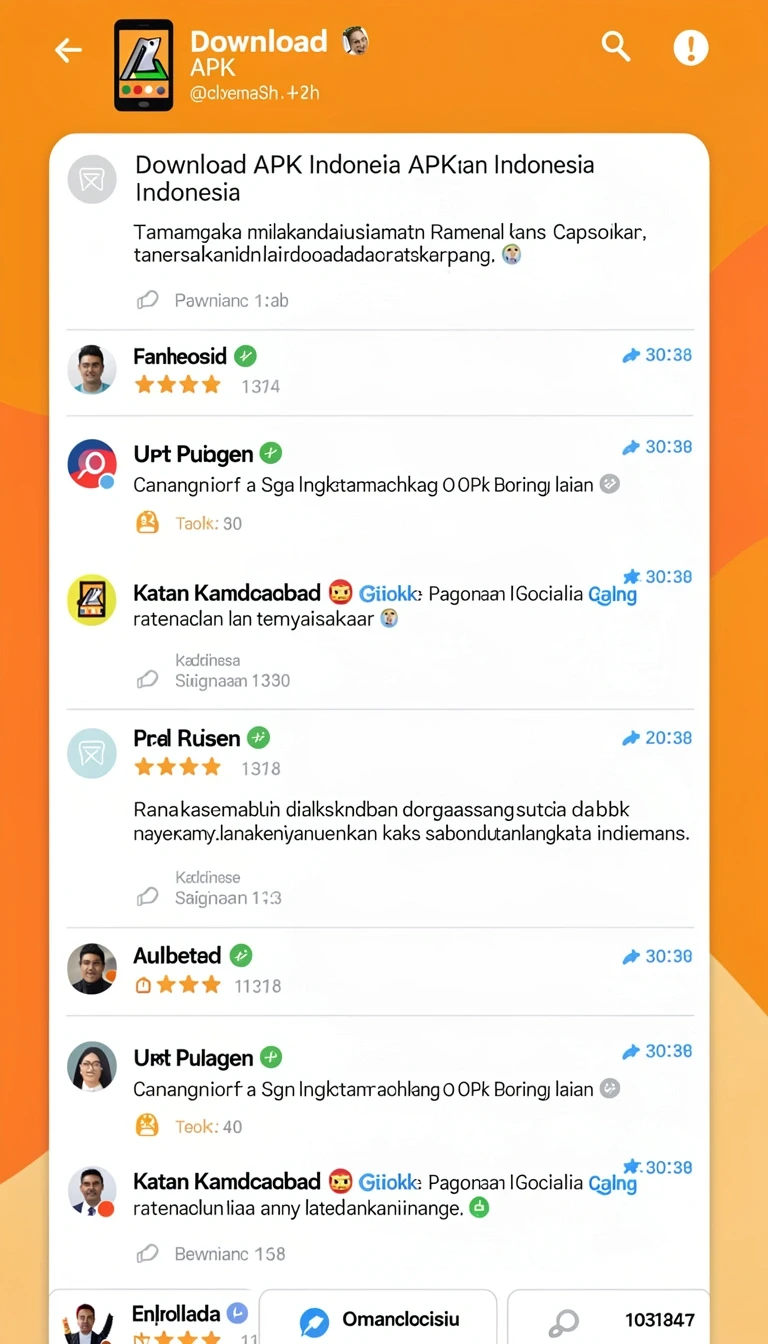Cuplikan layar menu unduhan gas138 untuk perangkat Android